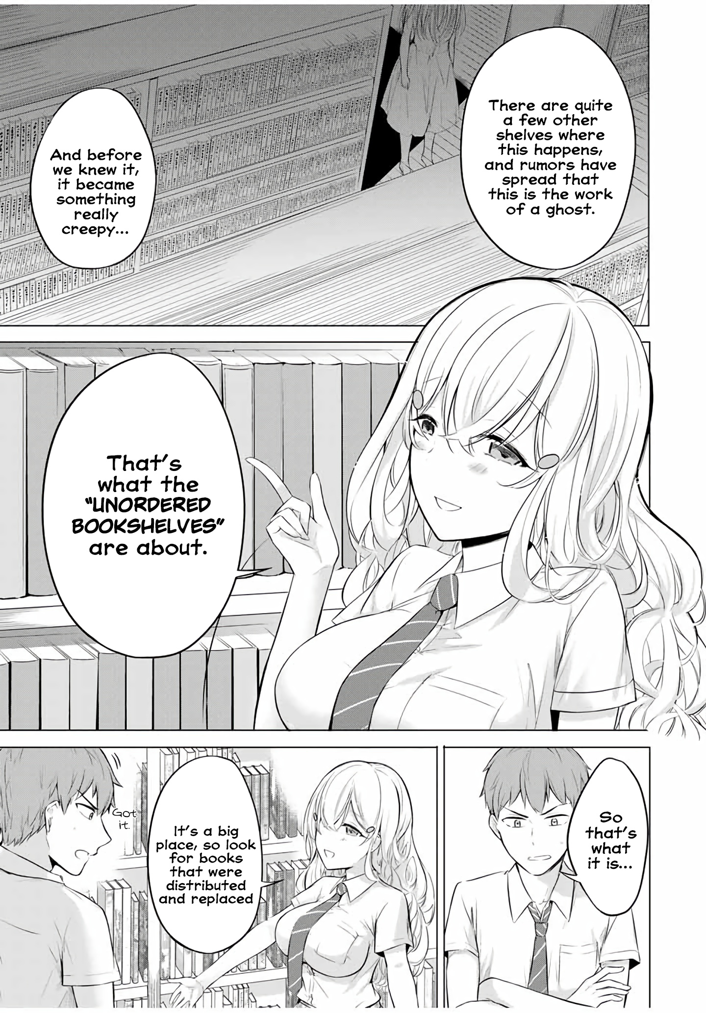 The Student Council President Solves Everything On The Bed - Vol.2 Chapter 7.1: Unordered Bookshelves ①