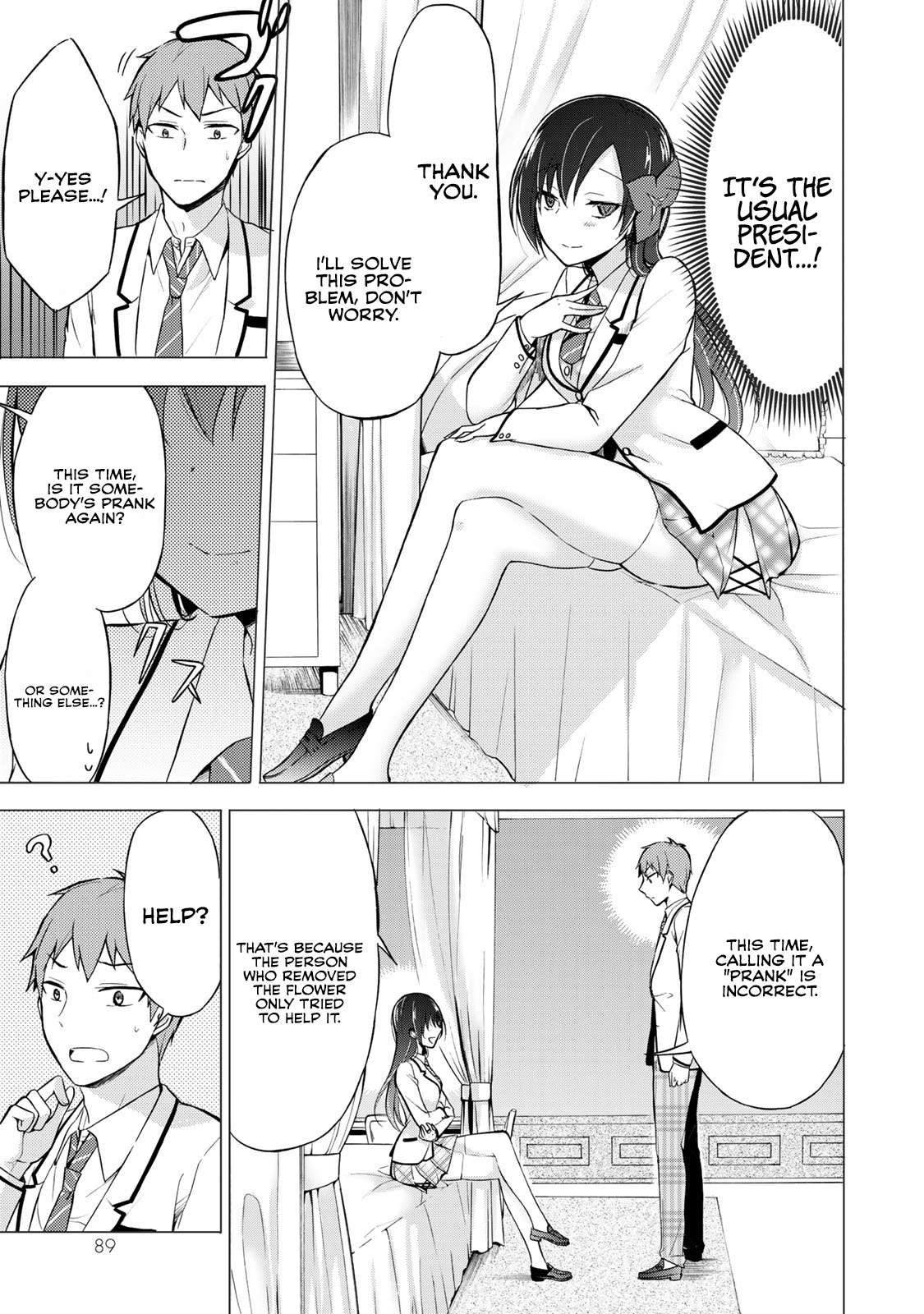 The Student Council President Solves Everything On The Bed - Vol.1 Chapter 2.5: The Never Blooming Garden Part 1