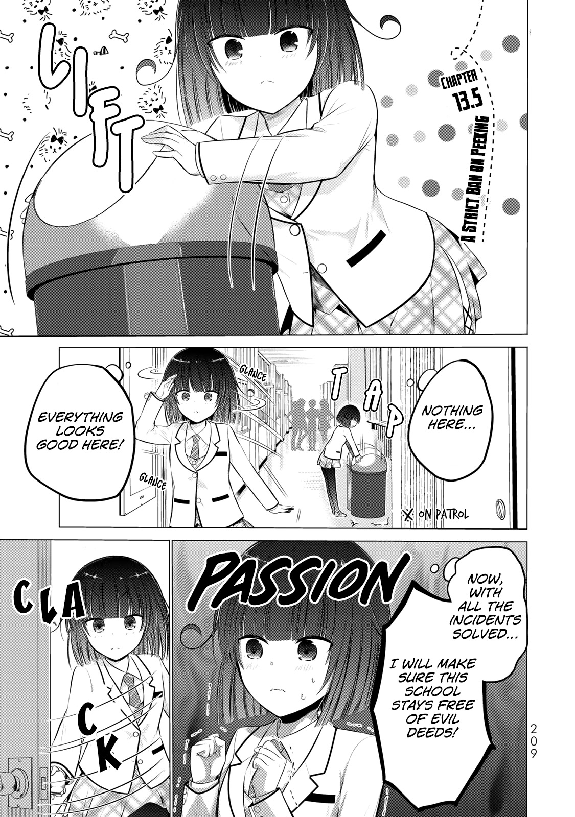 The Student Council President Solves Everything On The Bed - Vol.3 Chapter 13.5: A Strict Ban On Peeking