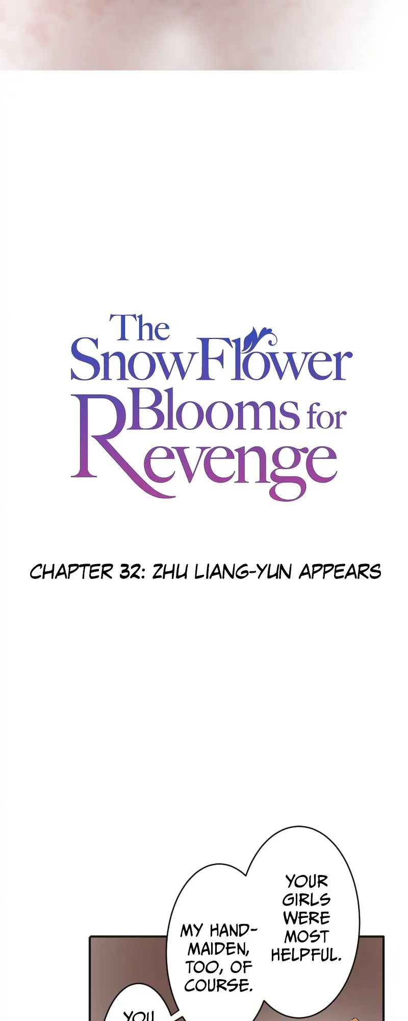 The Snowflower Blooms For Revenge - Chapter 32