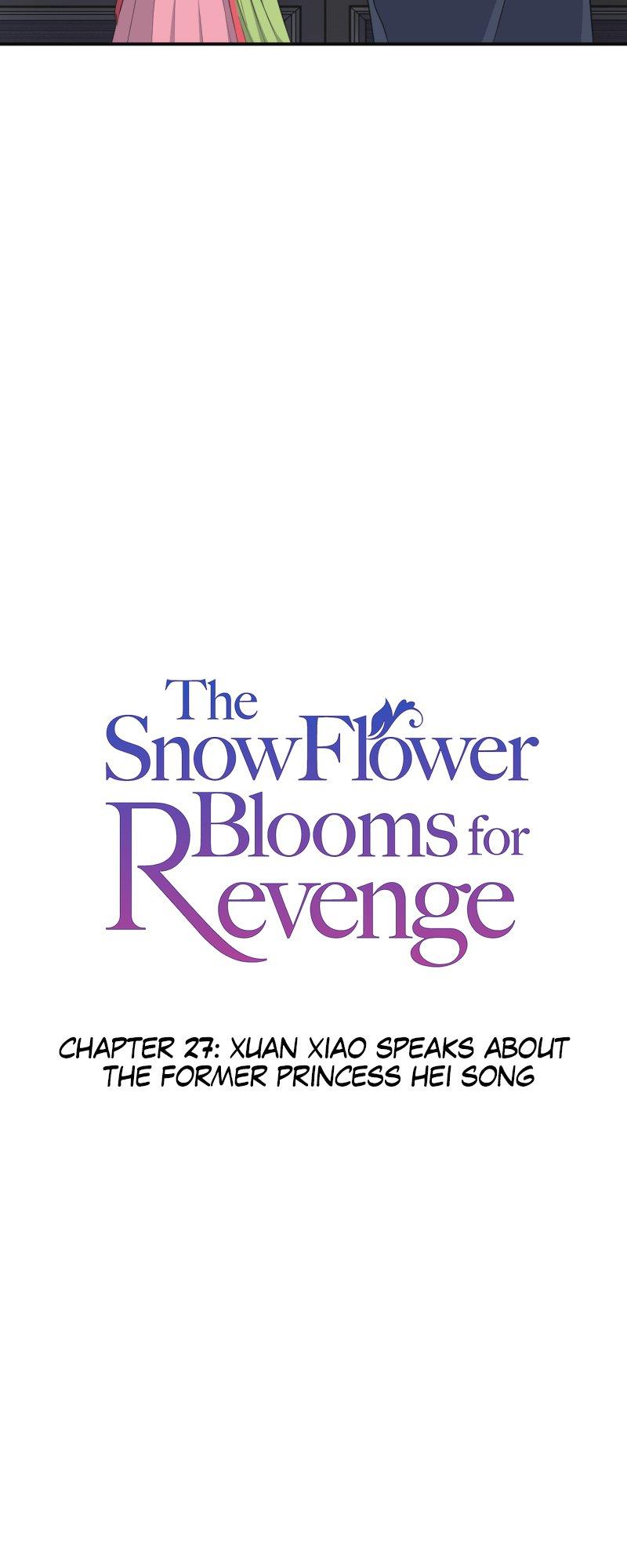 The Snowflower Blooms For Revenge - Chapter 27