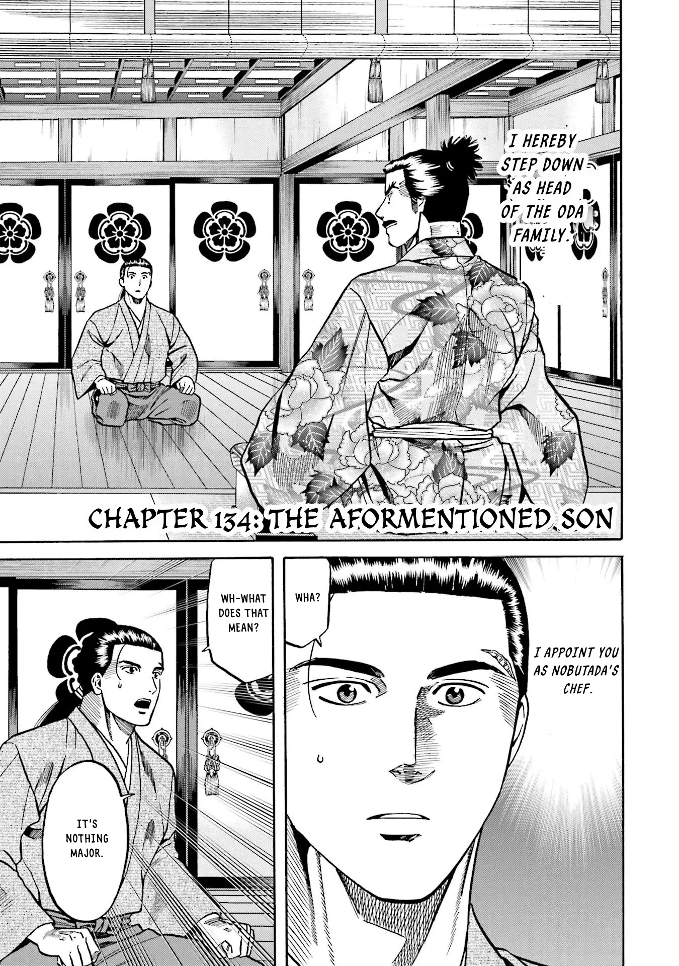 Nobunaga No Chef - Chapter 134: The Aformentioned Son