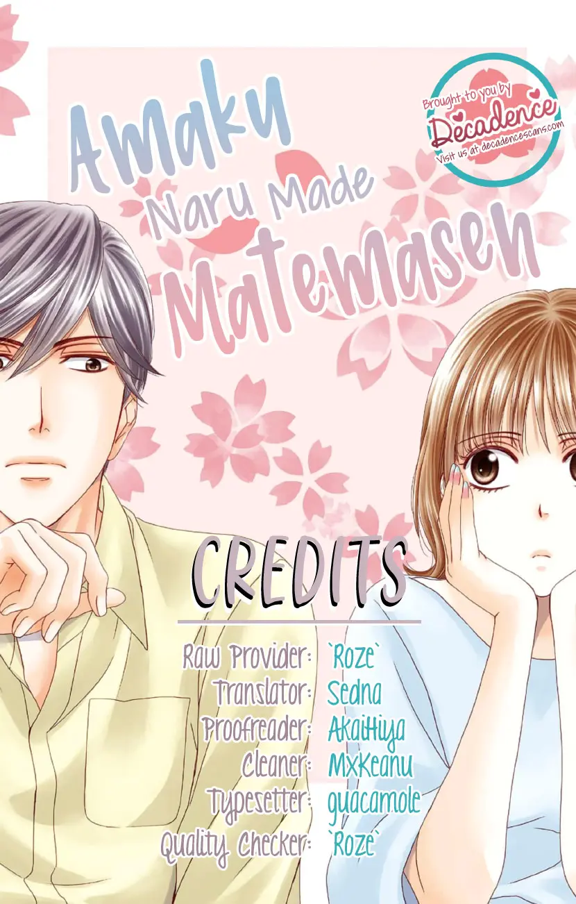 Amaku Naru Made Matemasen - Vol.2 Chapter 7:  A Love Refraining From Sweetness