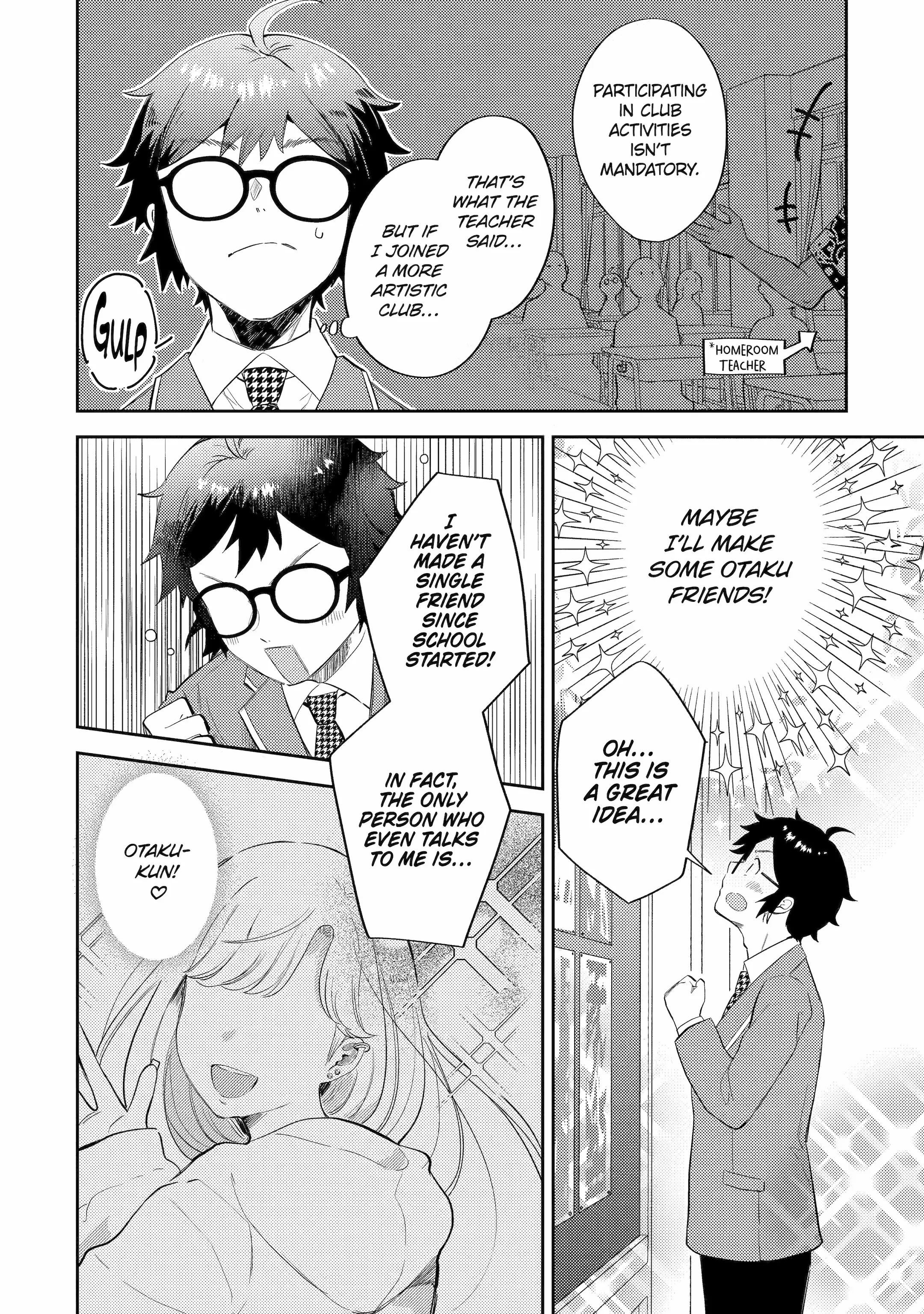 Otaku-Kun Who's Kind To Gyaru - Chapter 3.1