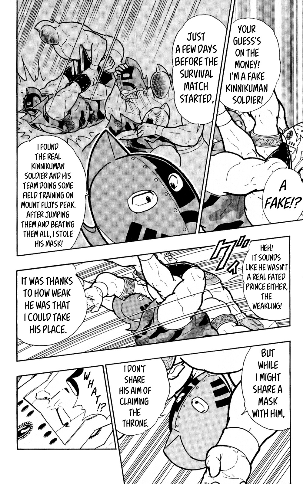 Kinnikuman One Shot Collection (2011-2014) - Vol.1 Chapter 4: Secret Story - The Choujin Blood Oath Brigade's Formation!