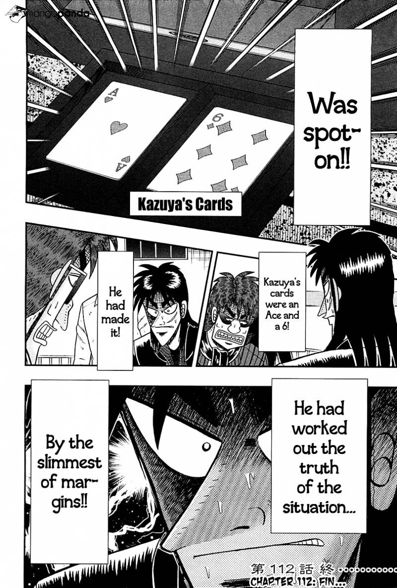 Tobaku Datenroku Kaiji: Kazuyahen - Chapter 112