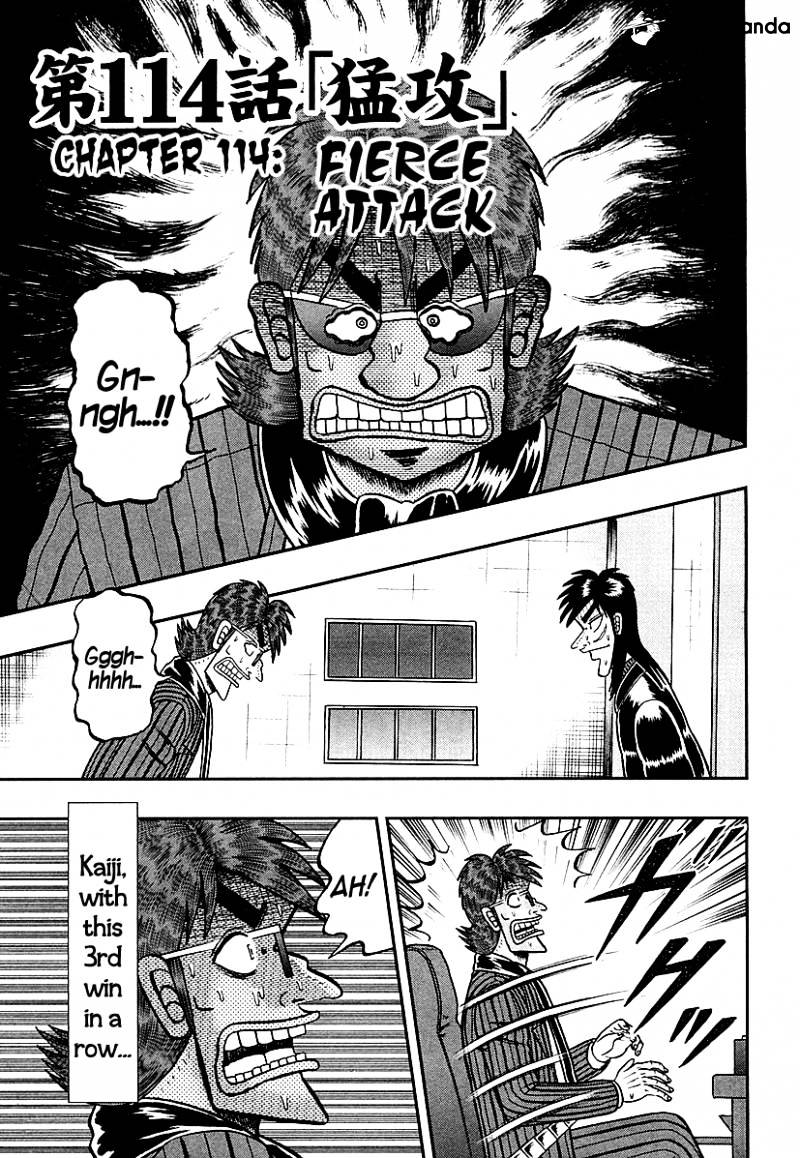 Tobaku Datenroku Kaiji: Kazuyahen - Chapter 114