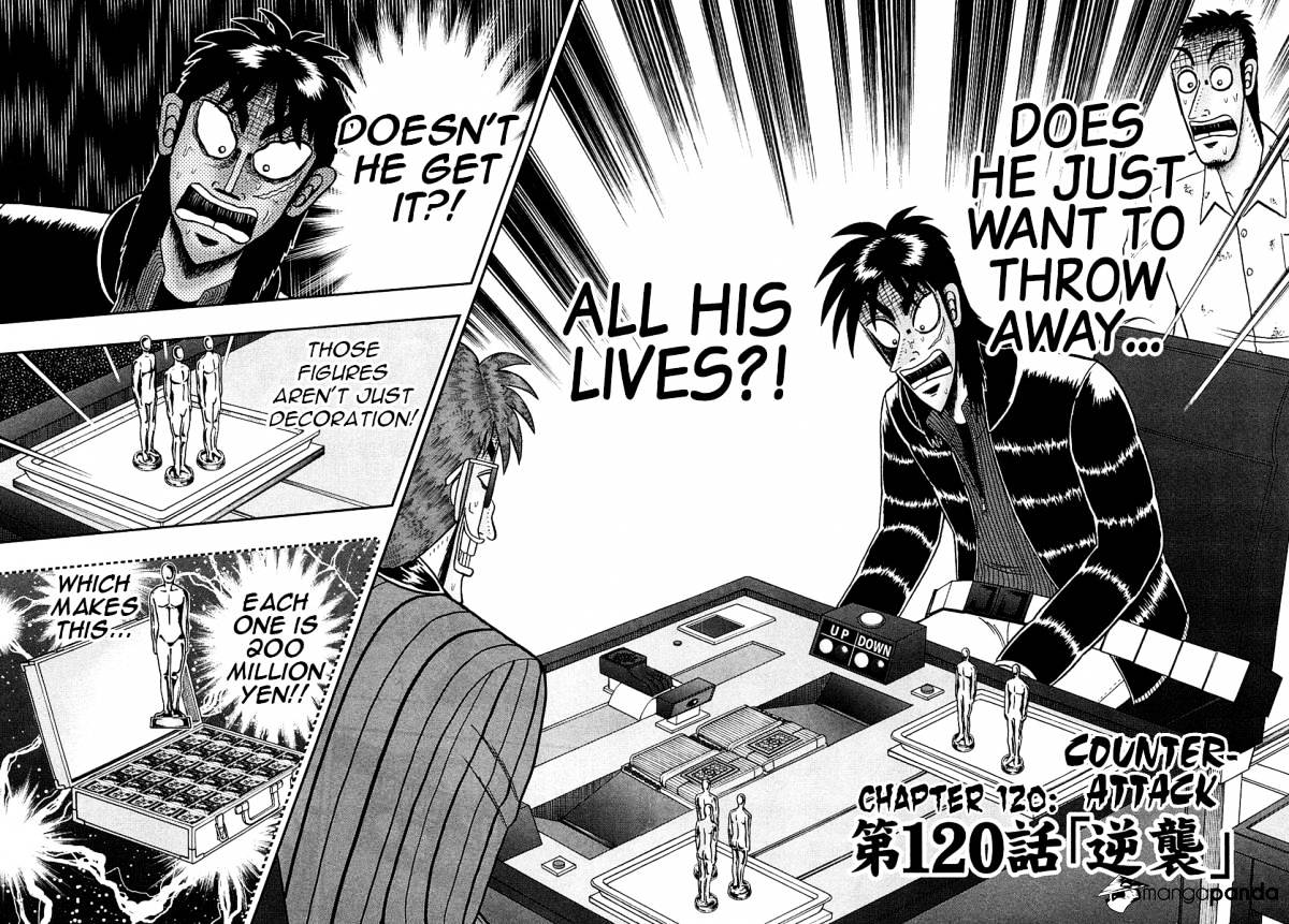 Tobaku Datenroku Kaiji: Kazuyahen - Chapter 120