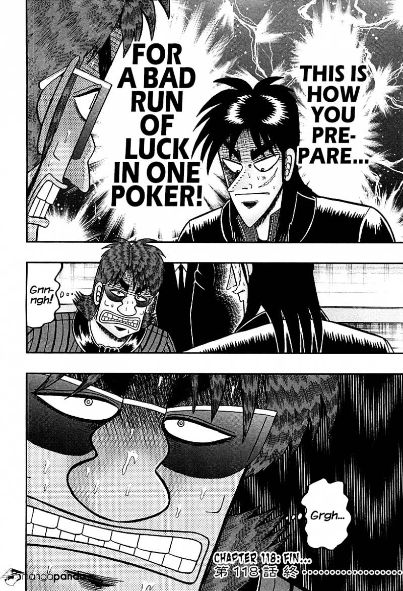 Tobaku Datenroku Kaiji: Kazuyahen - Chapter 118