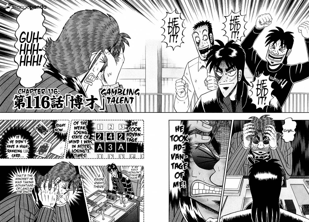 Tobaku Datenroku Kaiji: Kazuyahen - Chapter 116