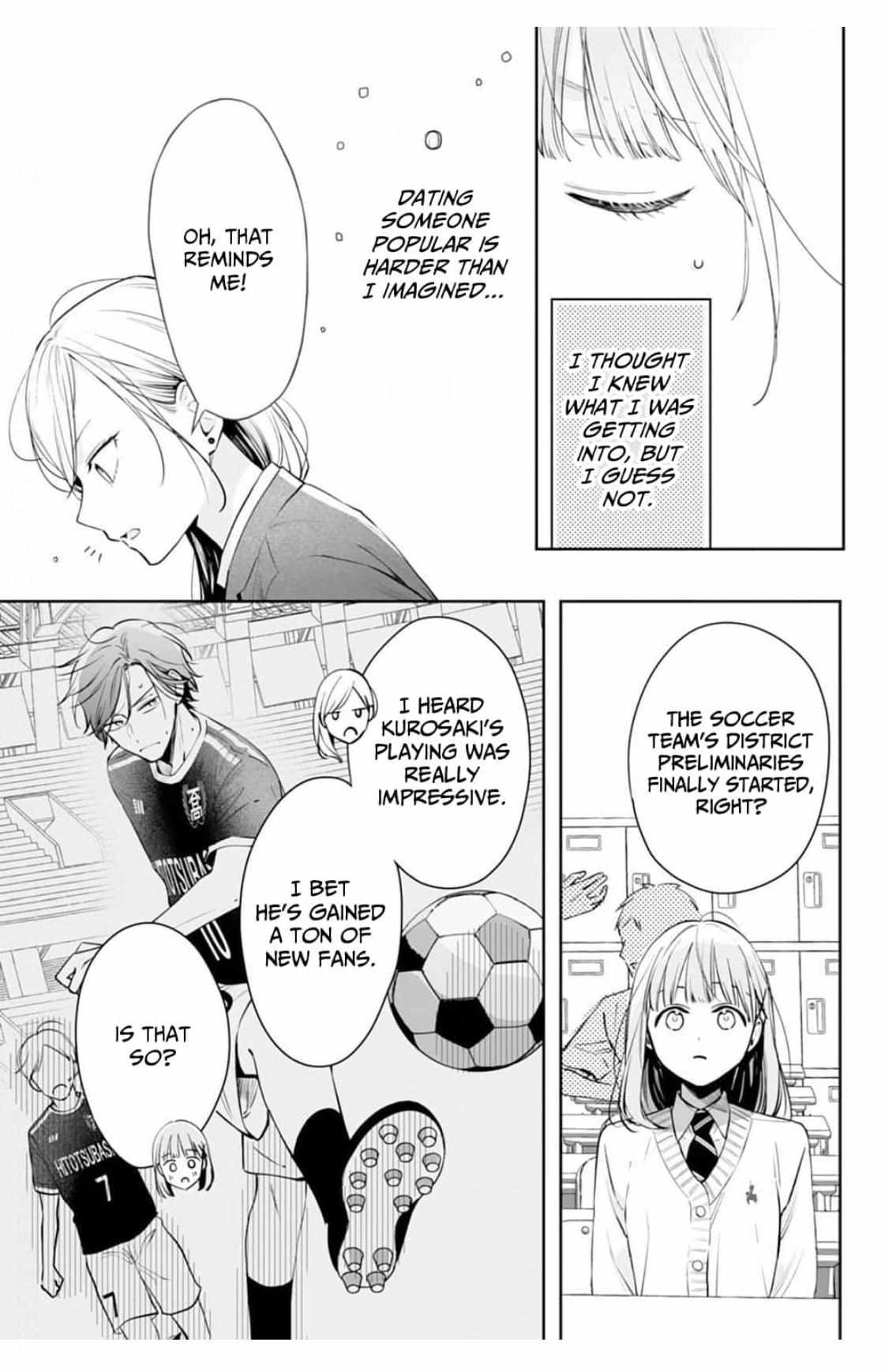 Kurosaki-Kun Wa Dokusen Shitagaru - Hajimete No Koi Wa Ama Sugite - Chapter 17