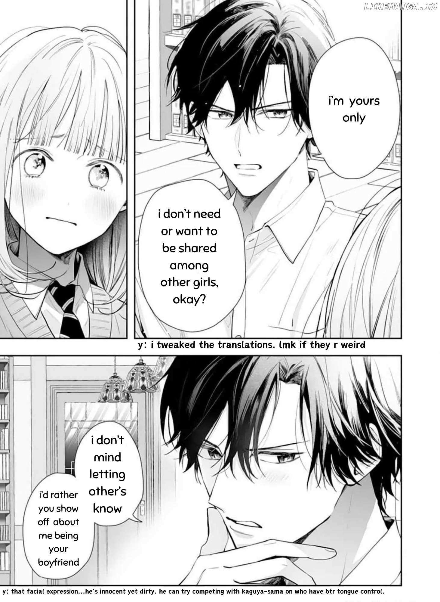 Kurosaki-Kun Wa Dokusen Shitagaru - Hajimete No Koi Wa Ama Sugite - Chapter 8.3