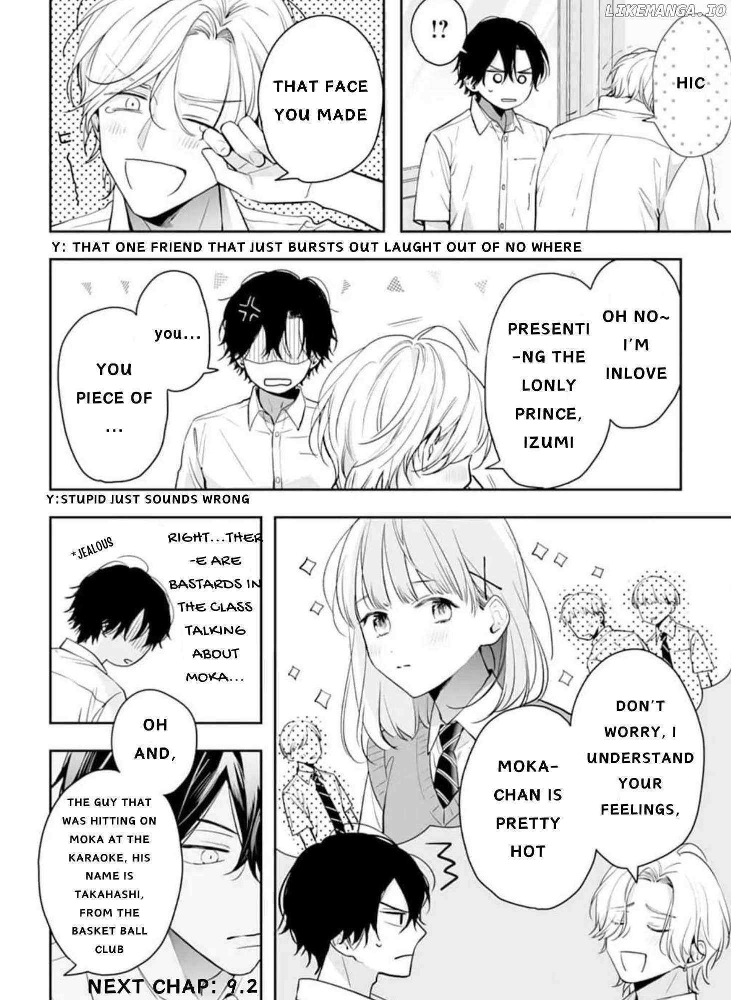 Kurosaki-Kun Wa Dokusen Shitagaru - Hajimete No Koi Wa Ama Sugite - Chapter 9.1