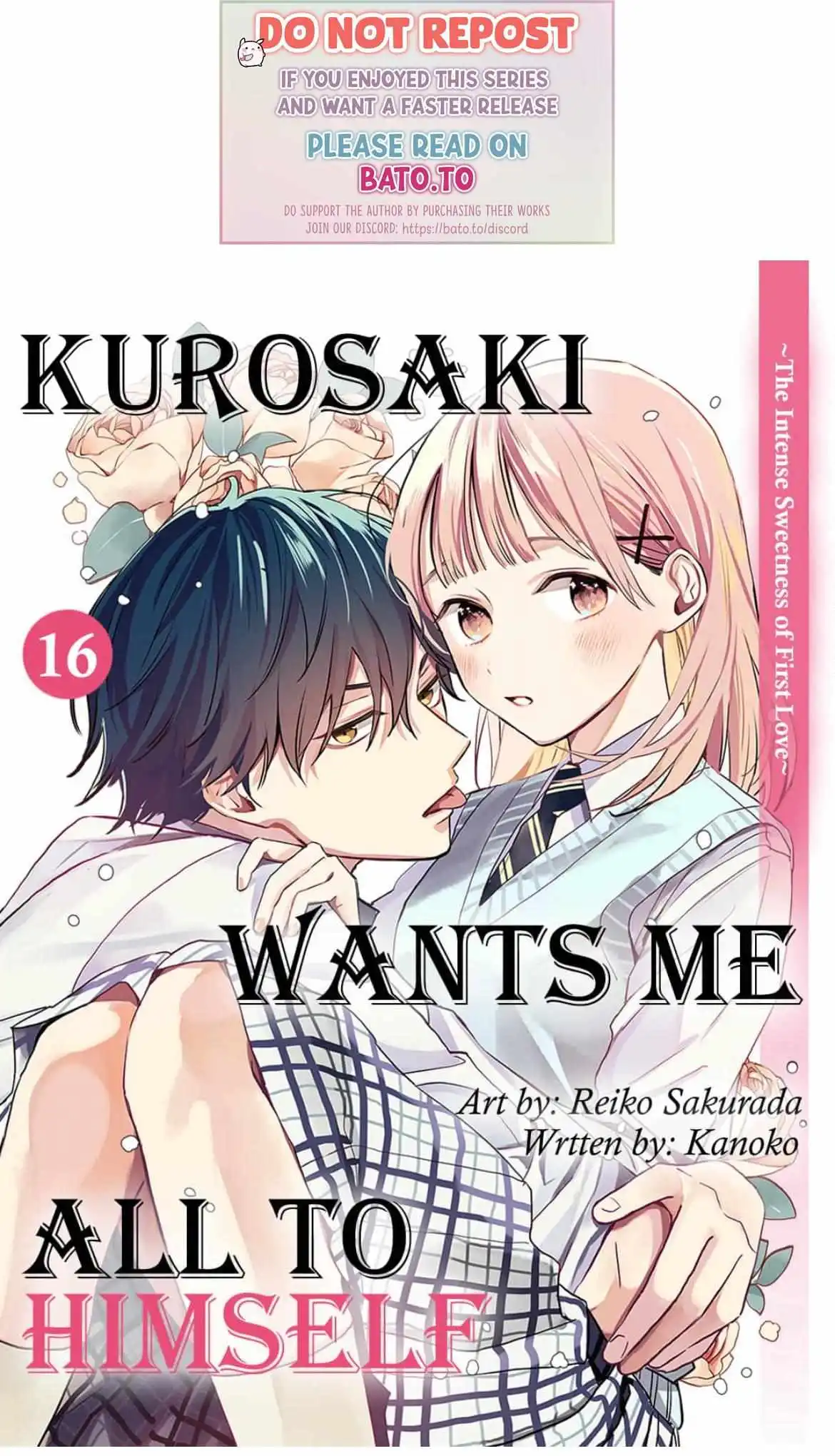 Kurosaki-Kun Wa Dokusen Shitagaru - Hajimete No Koi Wa Ama Sugite - Chapter 16