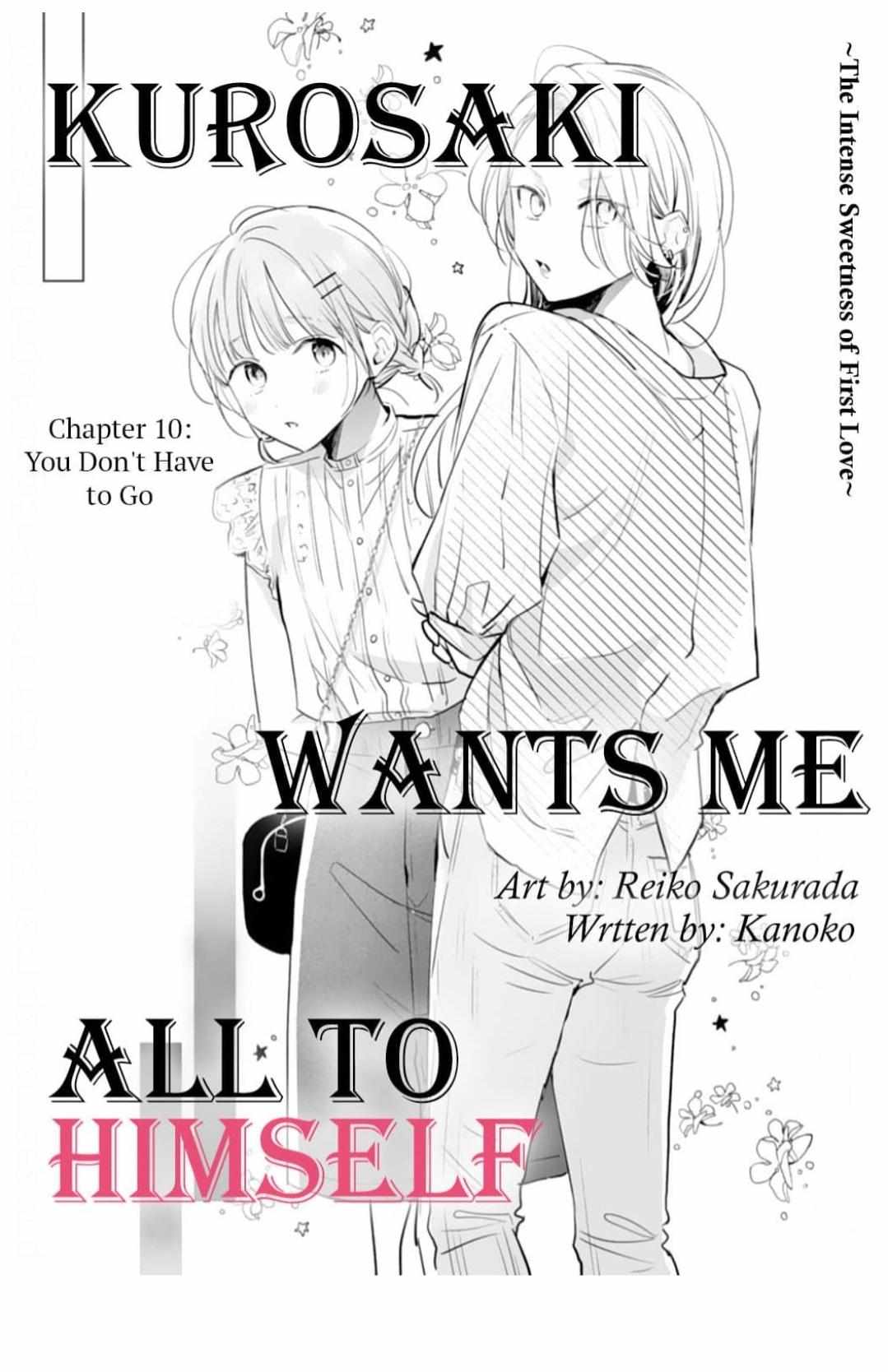 Kurosaki-Kun Wa Dokusen Shitagaru - Hajimete No Koi Wa Ama Sugite - Chapter 10