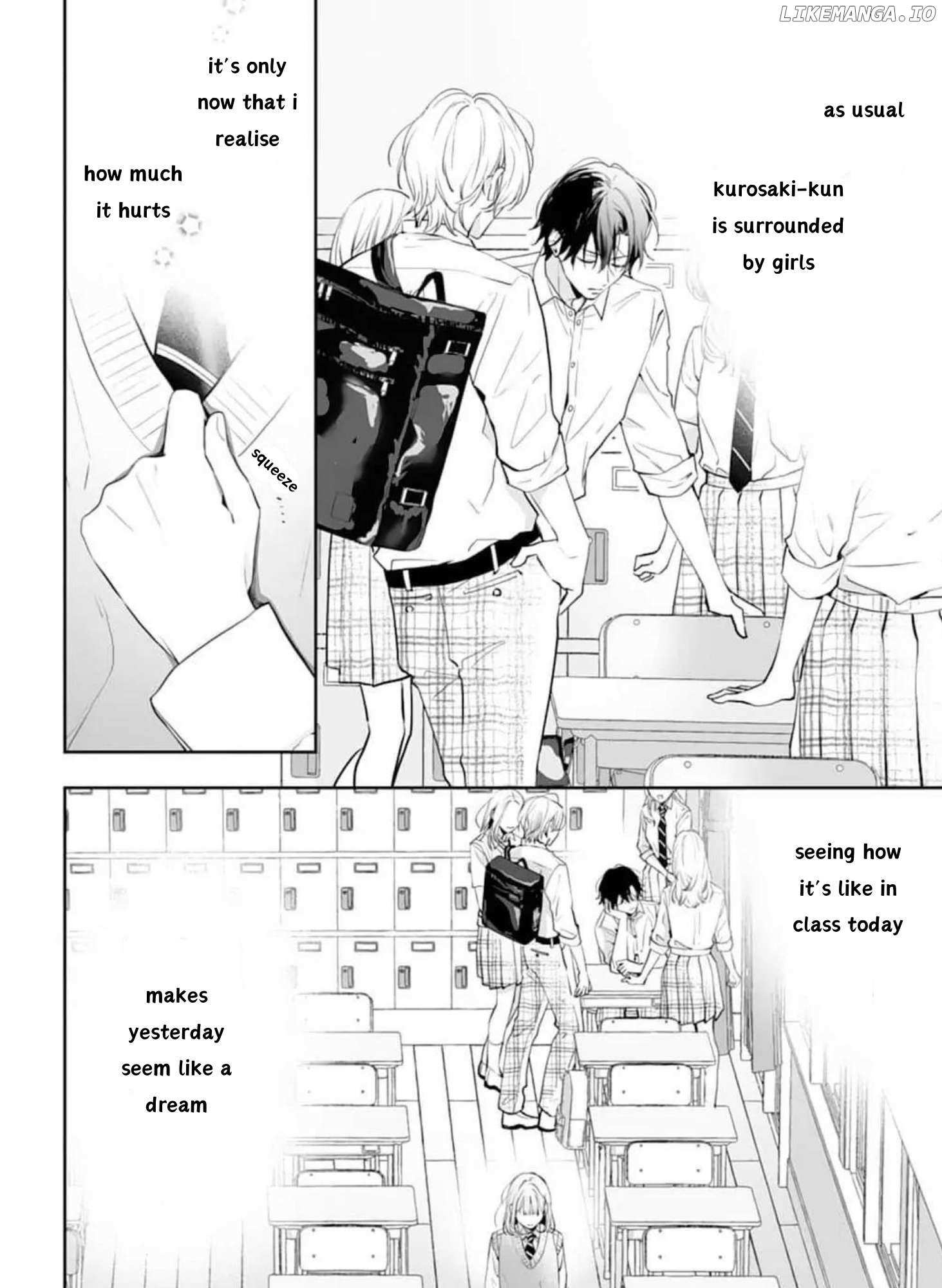 Kurosaki-Kun Wa Dokusen Shitagaru - Hajimete No Koi Wa Ama Sugite - Chapter 8.2