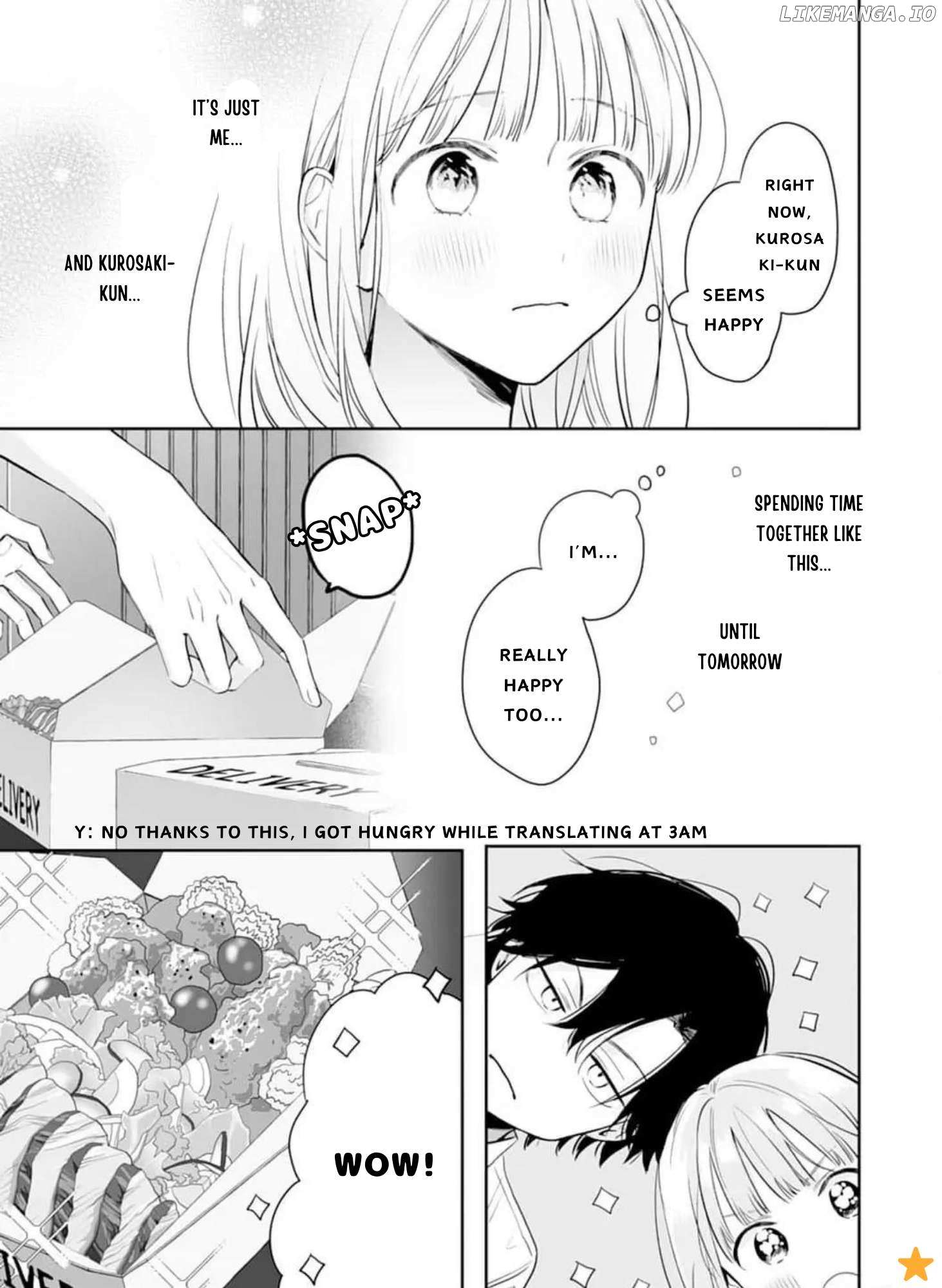 Kurosaki-Kun Wa Dokusen Shitagaru - Hajimete No Koi Wa Ama Sugite - Chapter 10.3