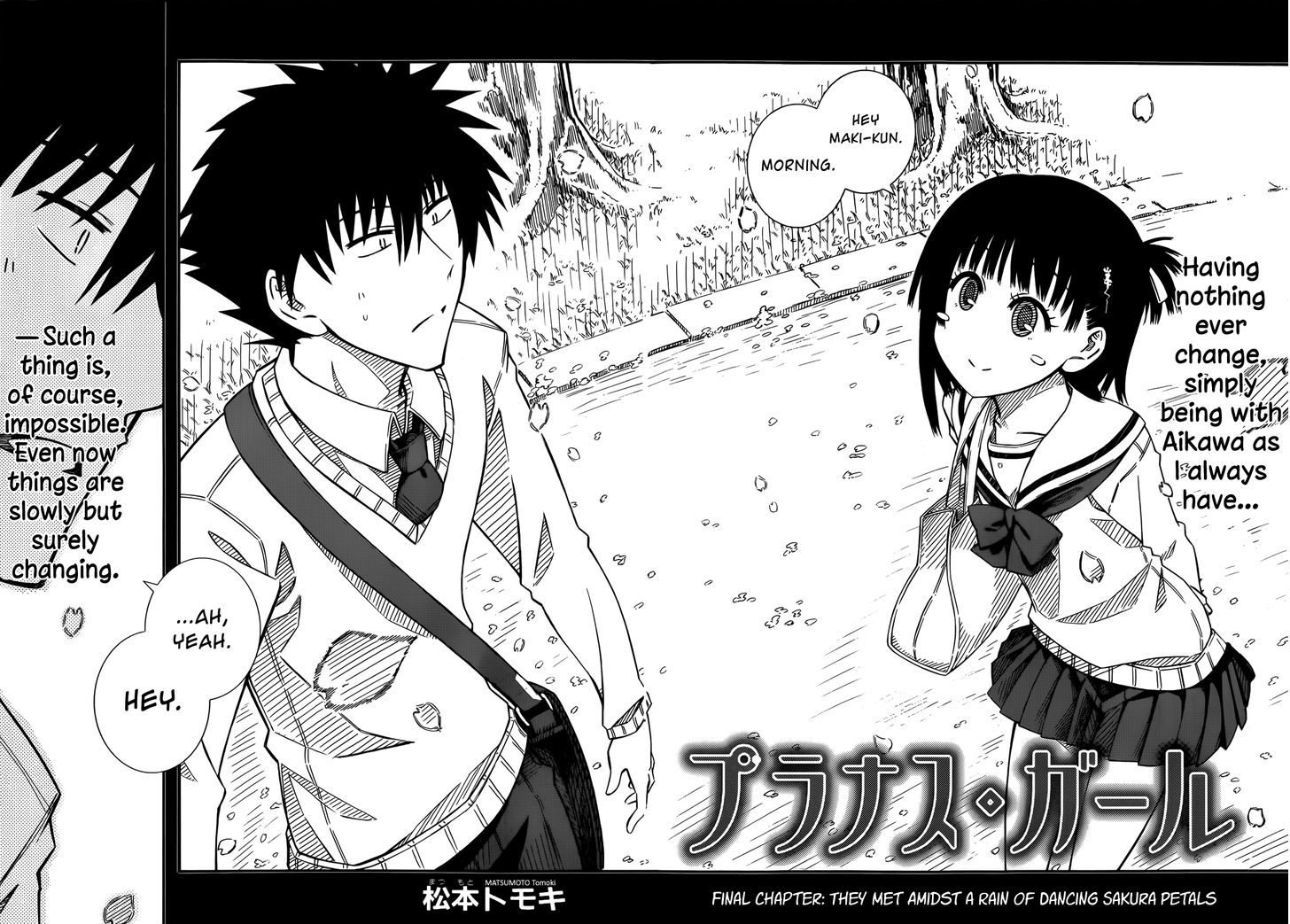 Prunus Girl - Vol.6 Chapter 42 : They Met Amidst A Rain Of Dancing Sakura Petals