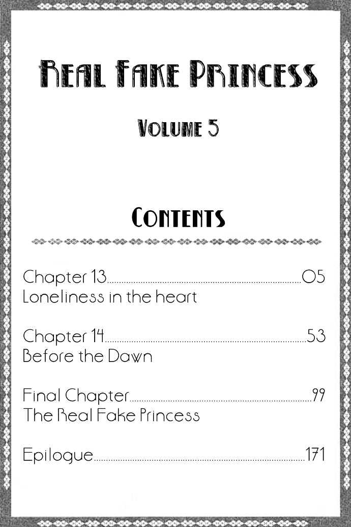 Real Fake Princess - Vol.5 Chapter 13 : Loneliness In The Heart