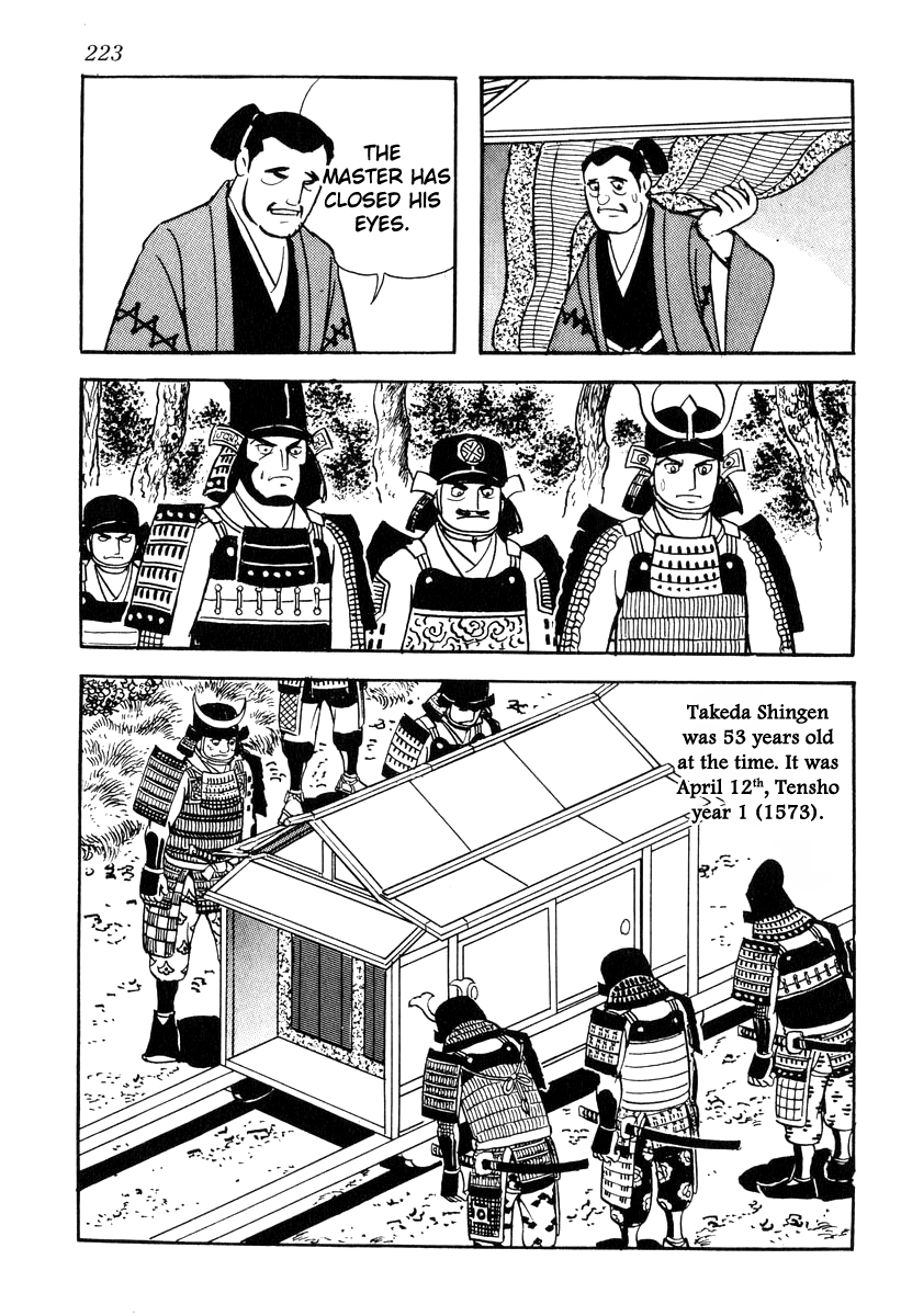 Takeda Shingen (Yokoyama Mitsuteru) - Chapter 87: The Great Man Falls