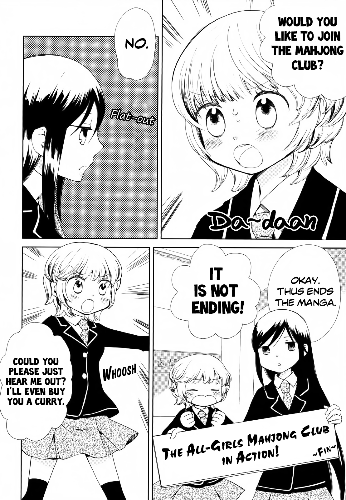 Houkago! (Anthology) - Vol.1 Chapter 2: The All Girls’ Mahjong Club Is Doing Club Activities!