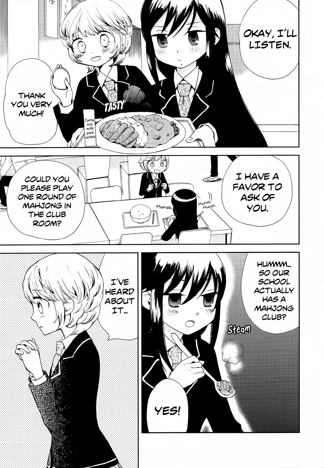 Houkago! (Anthology) - Vol.1 Chapter 2: The All Girls’ Mahjong Club Is Doing Club Activities!