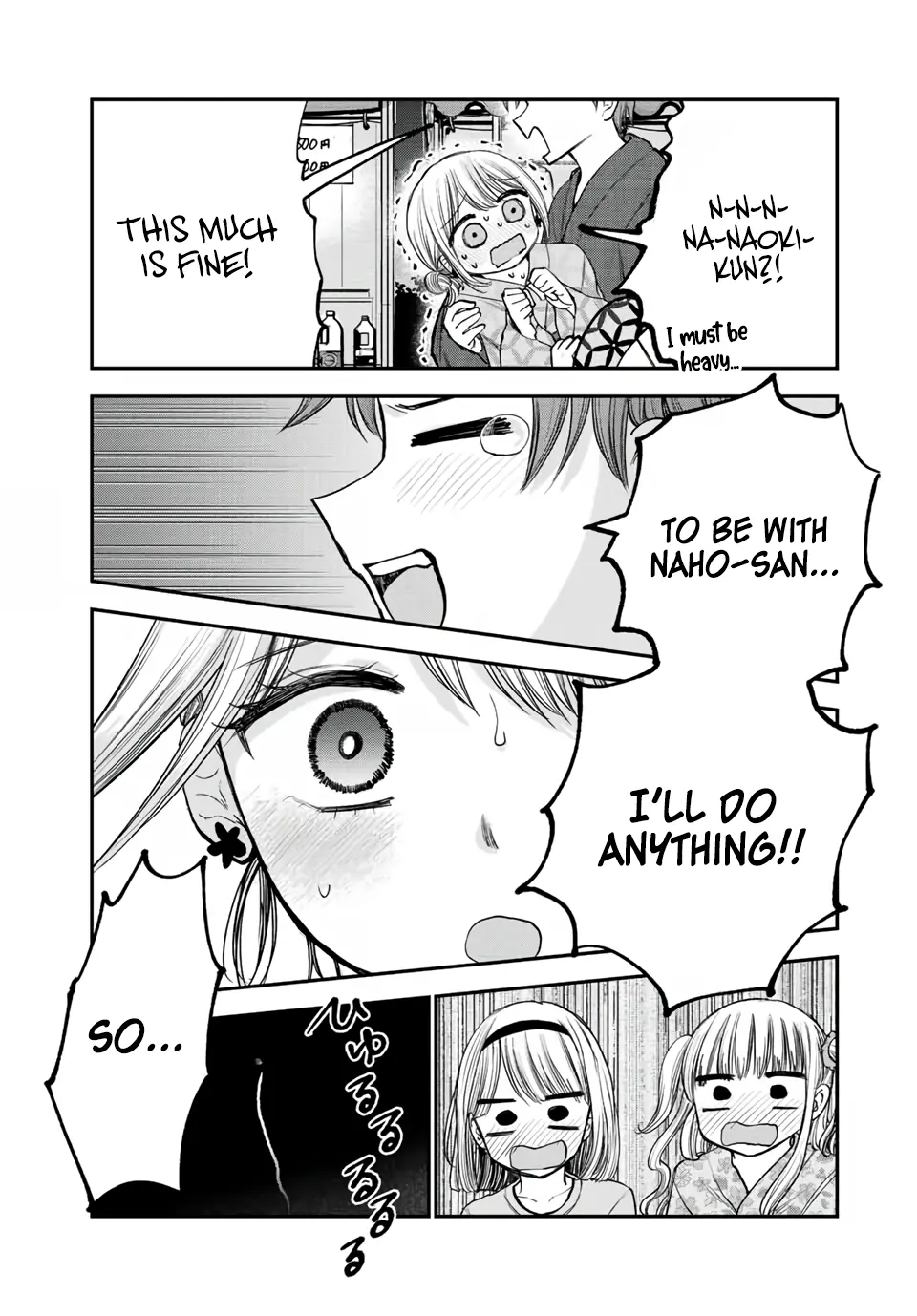 Occhoko Doji Onee-San - Vol.2 Chapter 19: Princess-Carrying Naho-San♥️