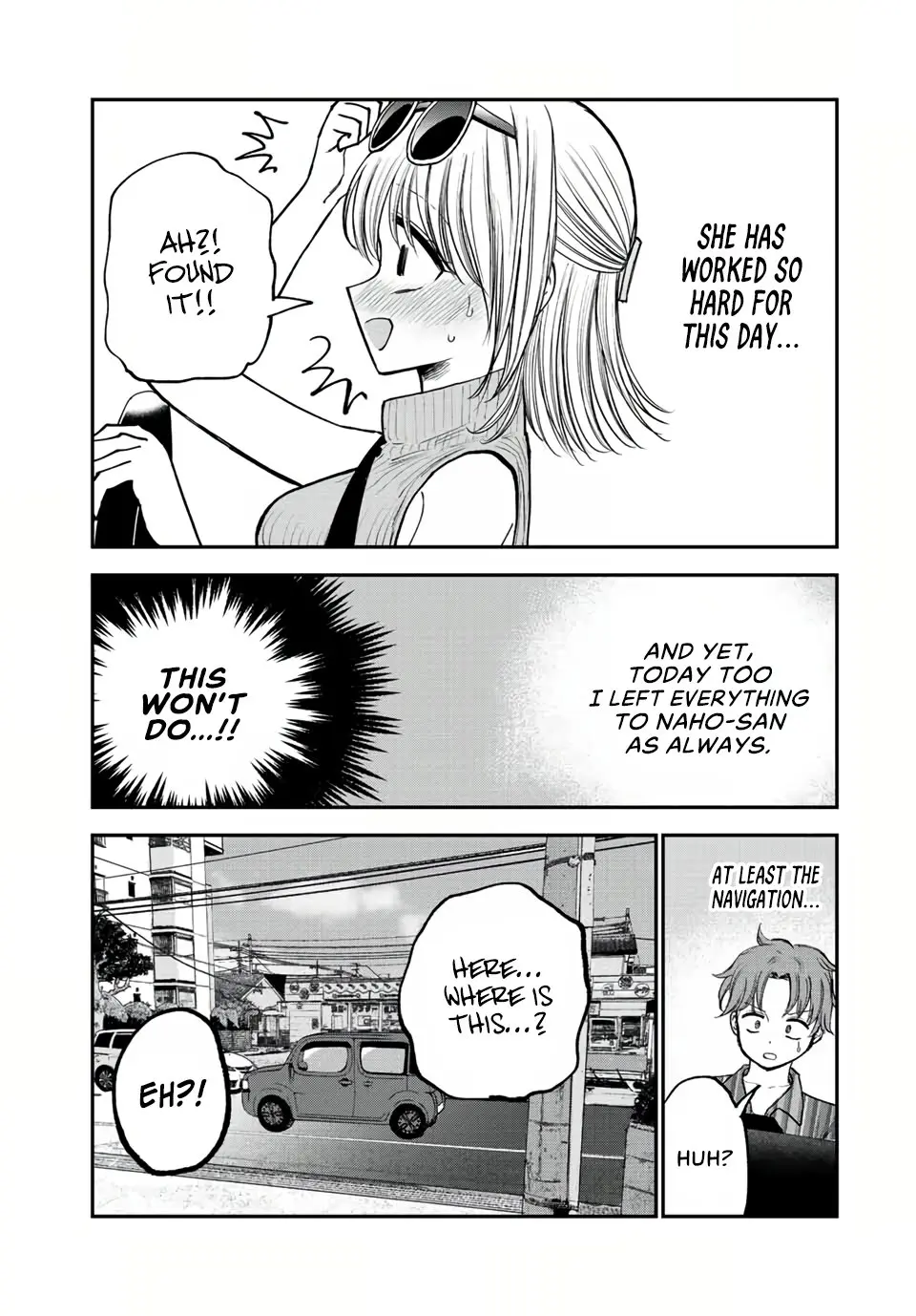 Occhoko Doji Onee-San - Vol.2 Chapter 21: Driving Date With Naho-San ♥️ Part Two