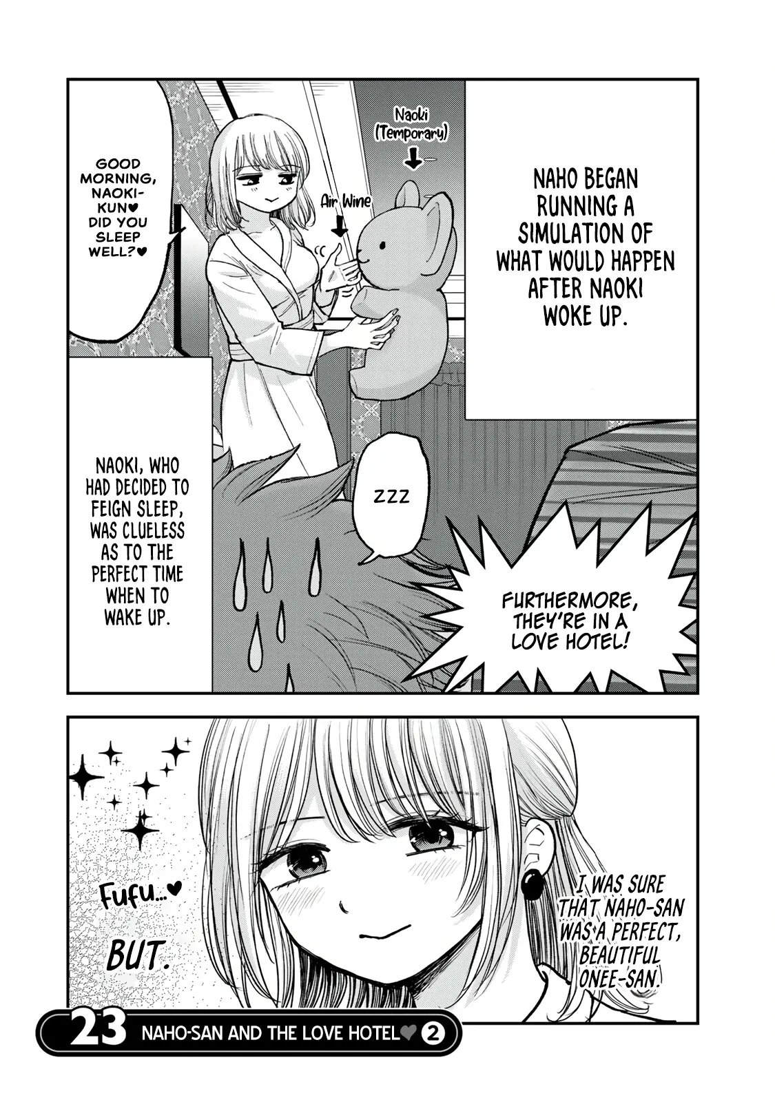 Occhoko Doji Onee-San - Vol.3 Chapter 23: Naho-San And The Love Hotel♥️ Part Two