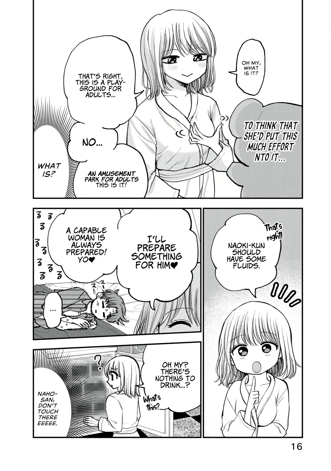 Occhoko Doji Onee-San - Vol.3 Chapter 23: Naho-San And The Love Hotel♥️ Part Two