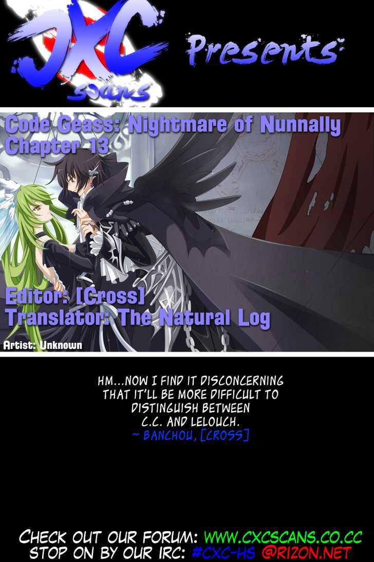 Code Geass: Nightmare Of Nunnally - Vol.3 Chapter 13 : Prison Of Happiness Iii -Summer Days Of The Past-