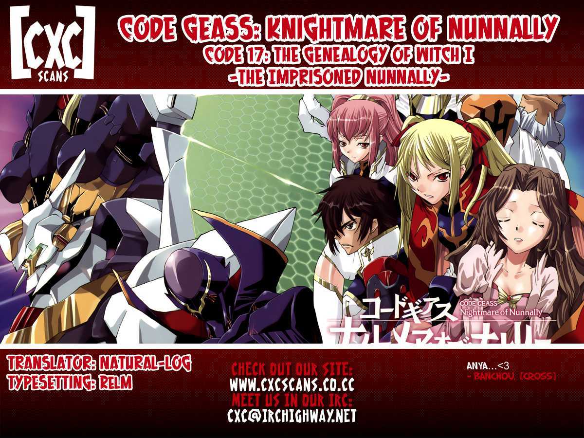 Code Geass: Nightmare Of Nunnally - Vol.4 Chapter 17 : The Genealogy Of Witch I -The Imprisoned Nunnally-