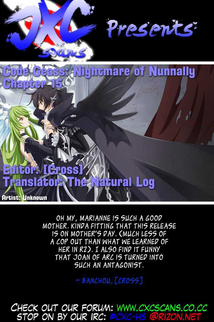 Code Geass: Nightmare Of Nunnally - Vol.3 Chapter 15 : The Battle At Narita Ii -The White Knight And The Black Demon Kin...