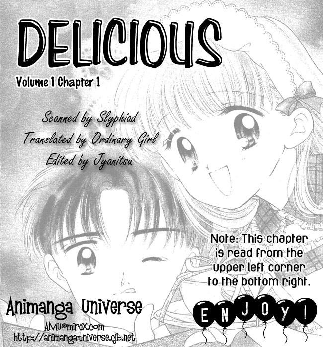 Delicious! - Chapter 1: The Birth Of The Talented-Cooking Idol!?