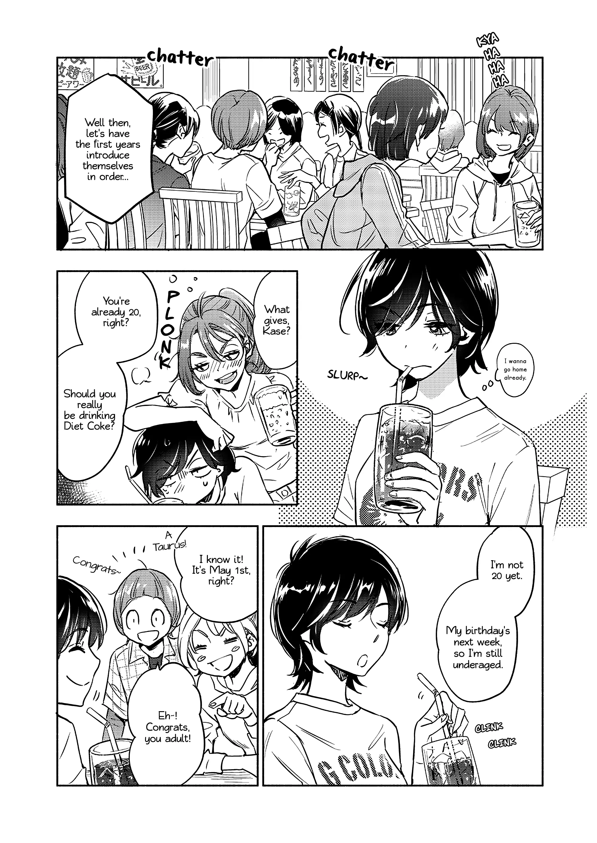 Yamada To Kase-San - Chapter 40: Lemon Sour And Kase-San