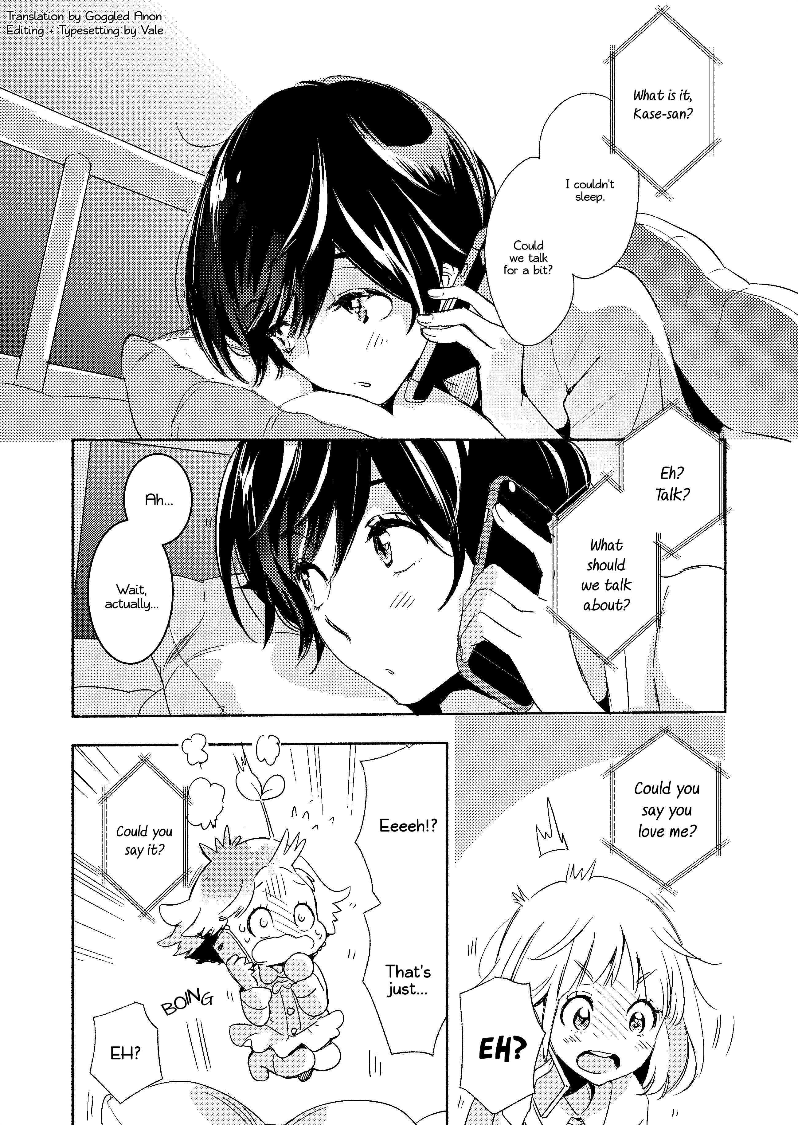 Yamada To Kase-San - Chapter 13.5: Extra - Lights Out And Kase-San