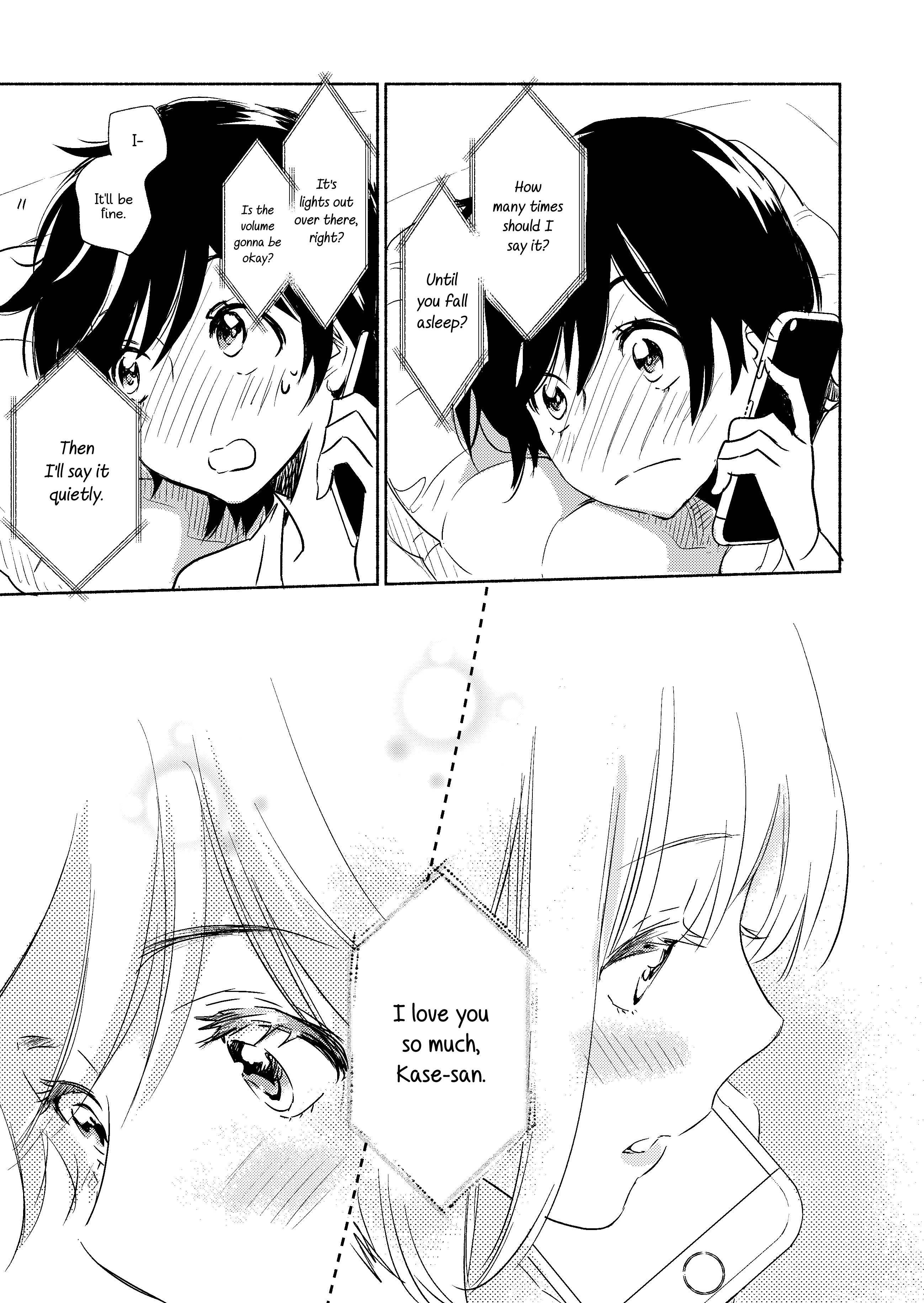 Yamada To Kase-San - Chapter 13.5: Extra - Lights Out And Kase-San