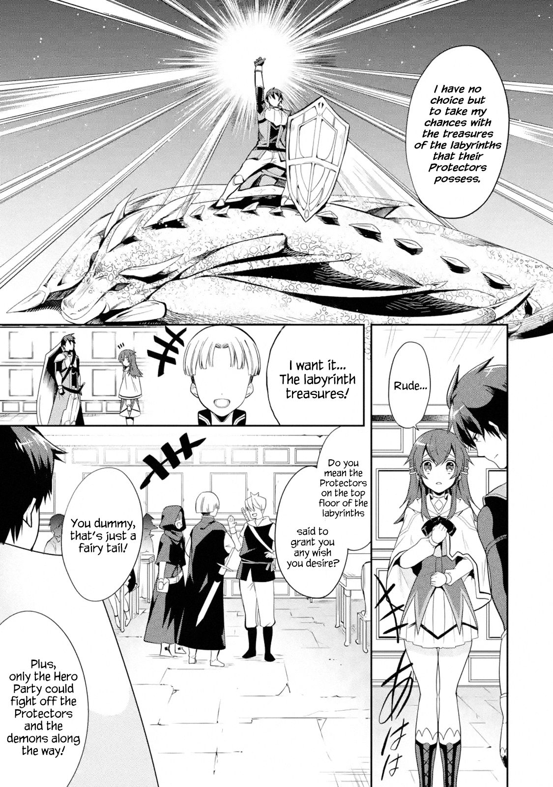 The Labyrinth Raids Of The Ultimate Tank ~The Tank Possessing A Rare 9,999 Endurance Skill Was Expelled From The Hero Party~ - Chapter 1