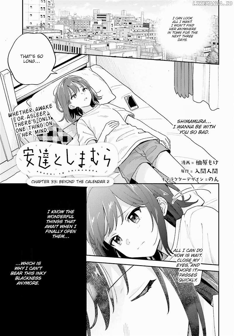 Adachi To Shimamura (Moke Yuzuhara) - Chapter 48.2