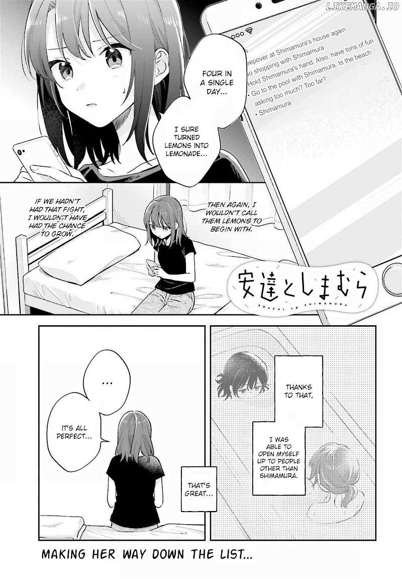 Adachi To Shimamura (Moke Yuzuhara) - Chapter 46.1