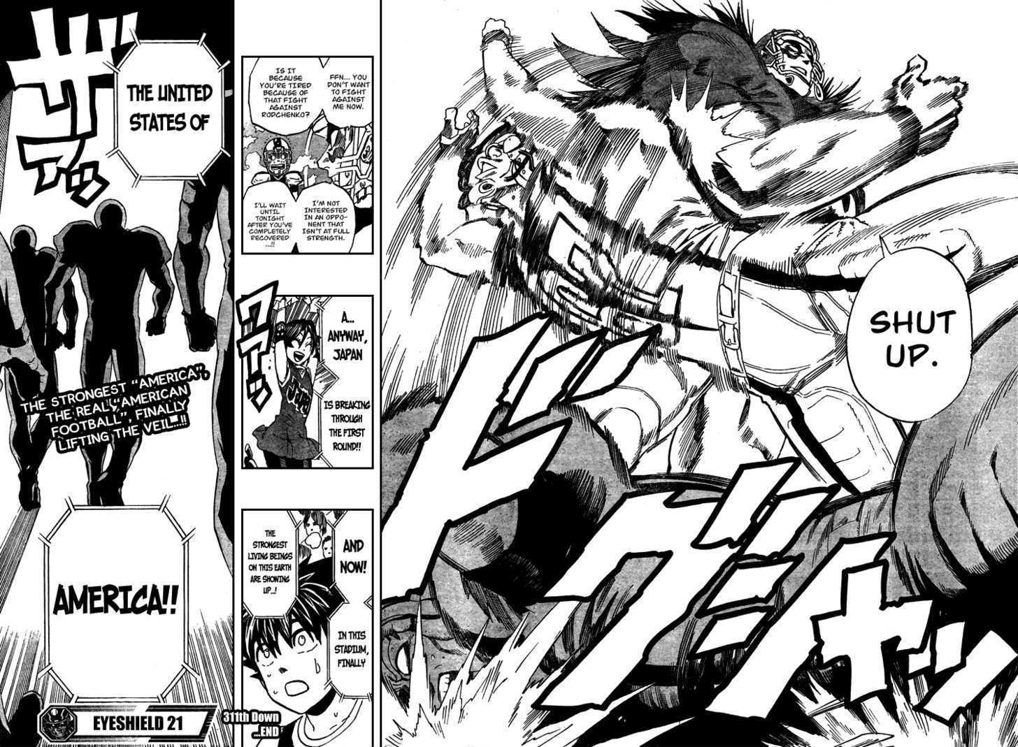 Eyeshield 21 - Chapter 311 : Burn, Rookie