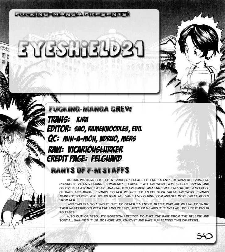 Eyeshield 21 - Chapter 157 : The Spider S Web