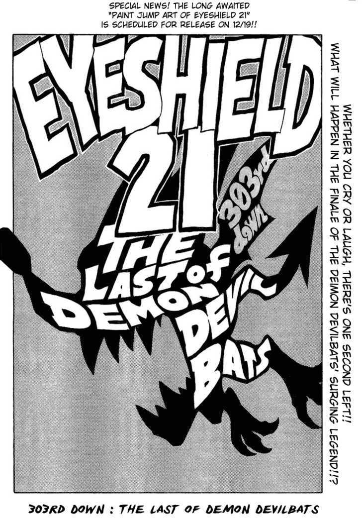 Eyeshield 21 - Chapter 303 : The Last Of Deimon Devilbats