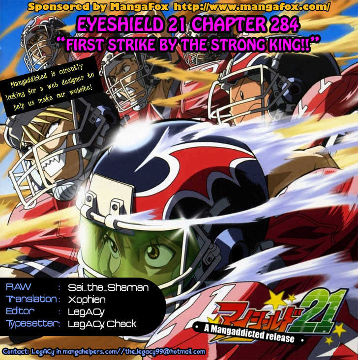 Eyeshield 21 - Chapter 284 : Bloodline Of Sky Riders