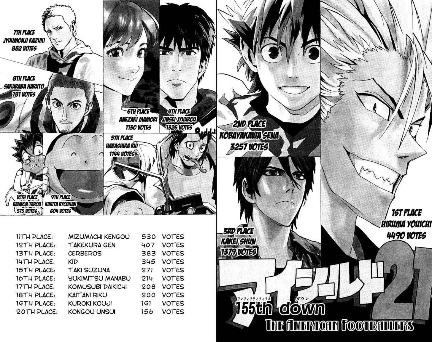 Eyeshield 21 - Chapter 155 : The America Football Players