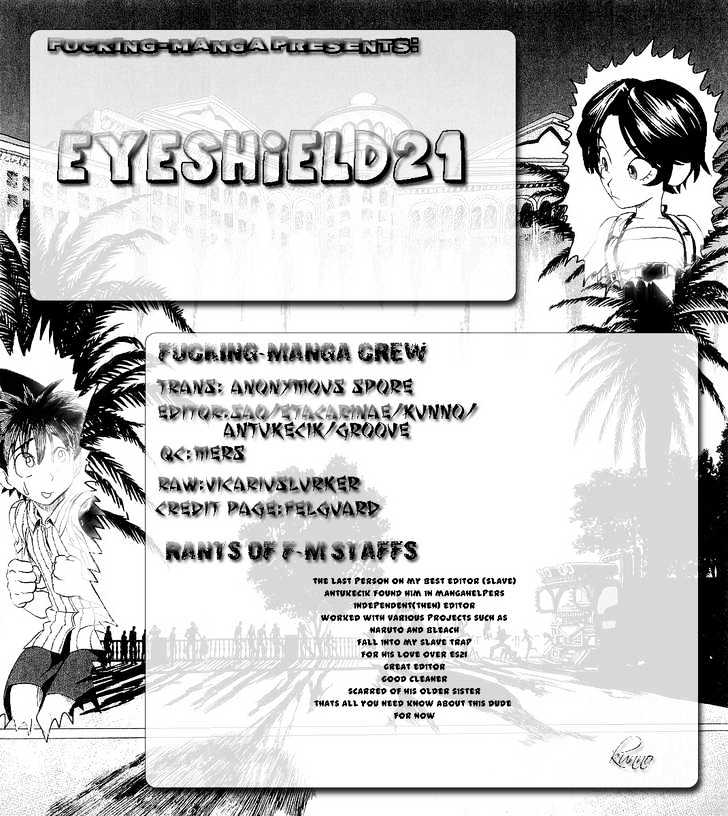 Eyeshield 21 - Chapter 124 : Our Name Is Poseidon