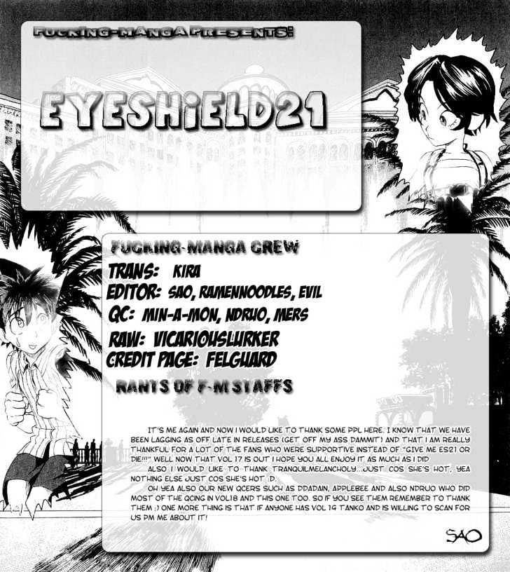 Eyeshield 21 - Chapter 144 : Devilbats  Big Cannon