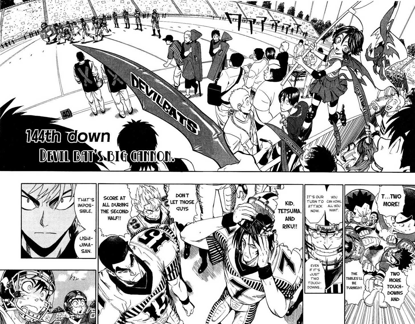 Eyeshield 21 - Chapter 144 : Devilbats  Big Cannon