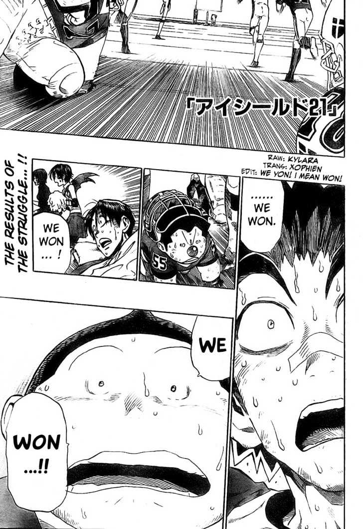 Eyeshield 21 - Chapter 240 : Rainy Day, Sunny Day