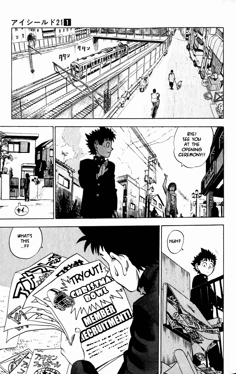 Eyeshield 21 - Chapter 1: The Man With The Golden Legs